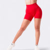 Athena Shorts Leggings - Red