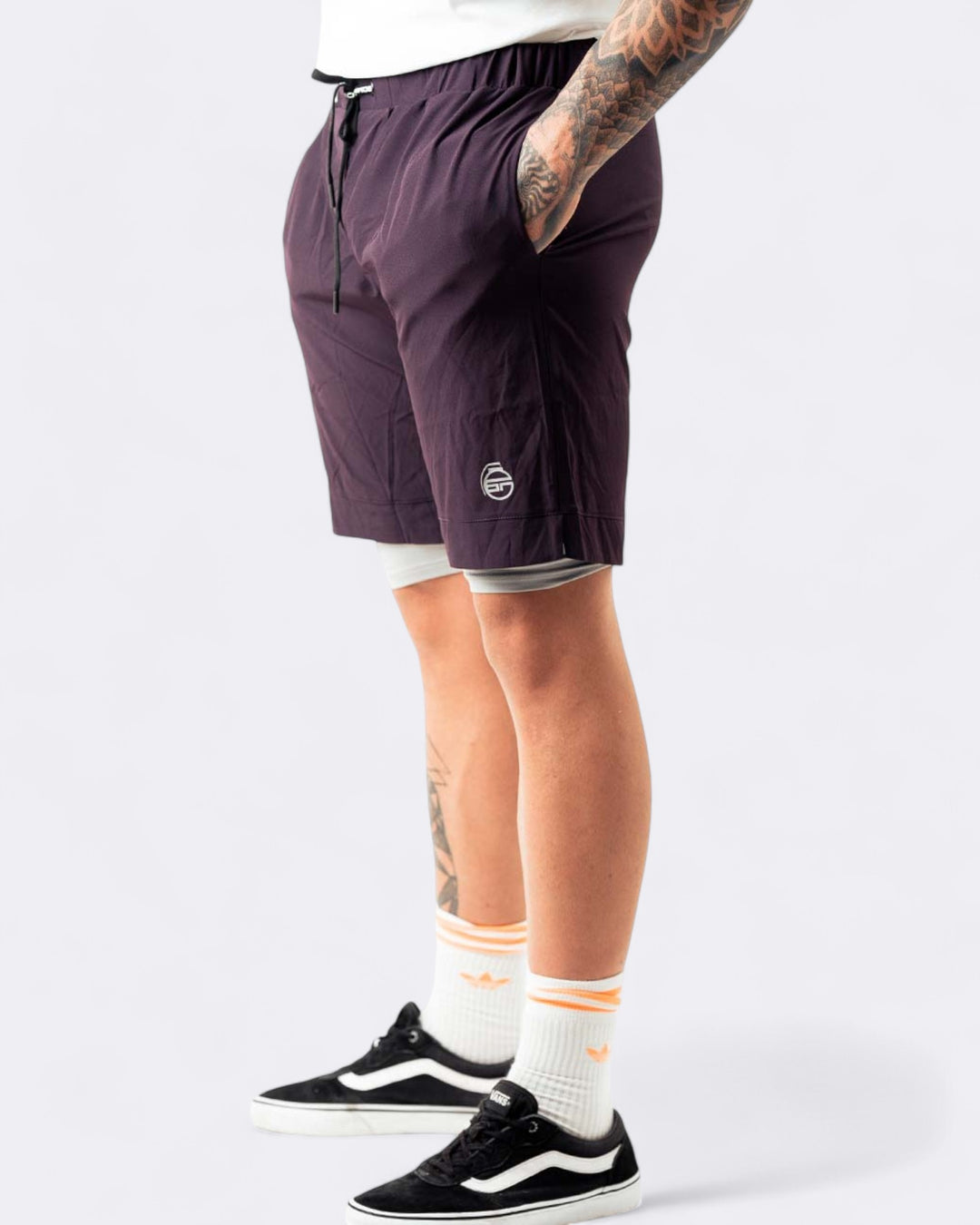 Elemental Men's Shorts - Dark Purple