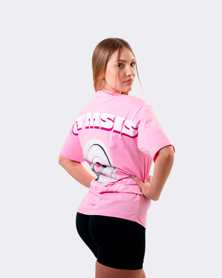 T-shirt Oversize Gymsis - Rosa