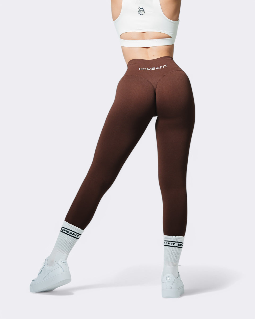 Oasis Leggings Push Up - Marrone