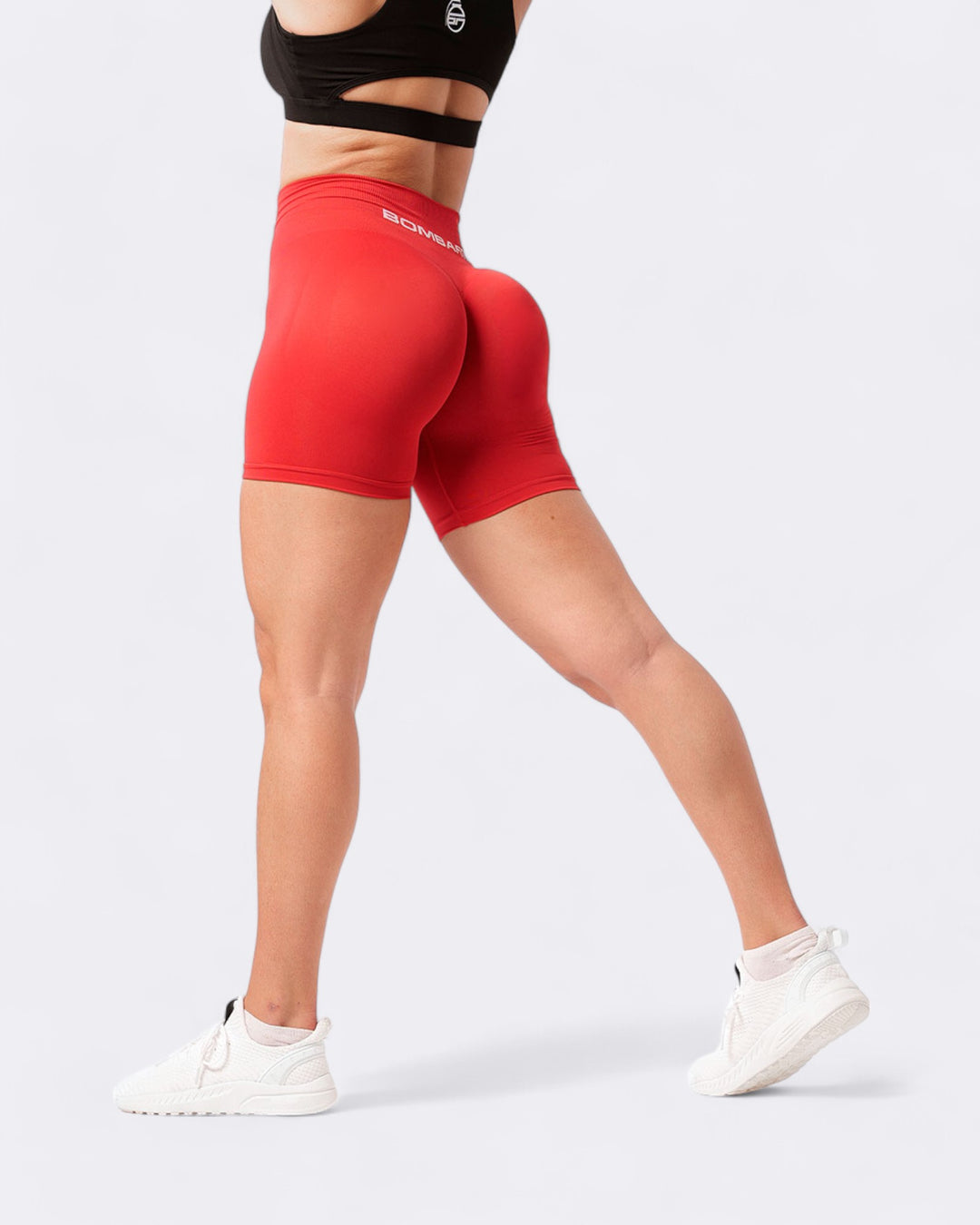 Energy Shorts Leggings - Red