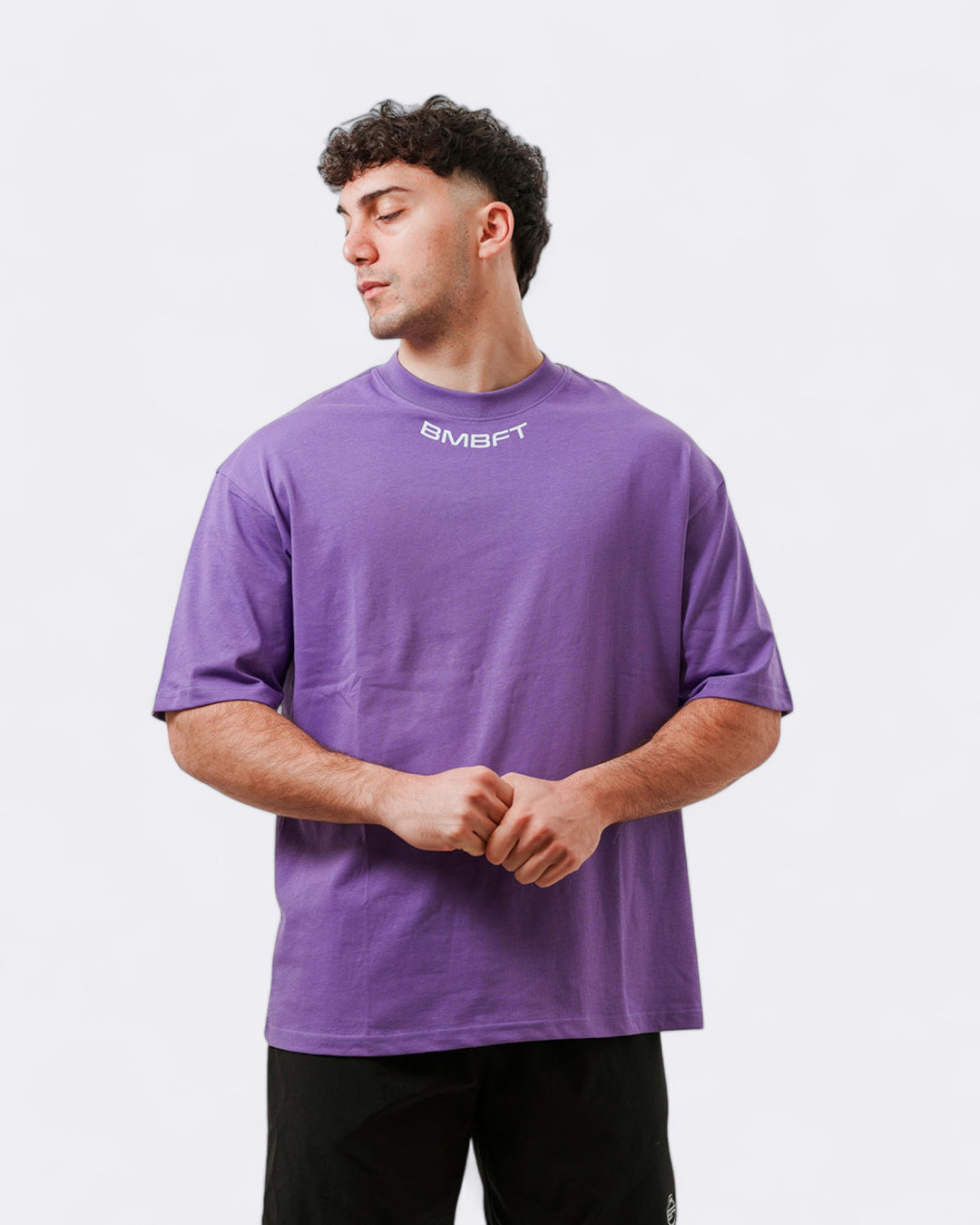 Oversized Gymbro T-shirt - Purple