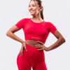 Basic Crop Top - Red