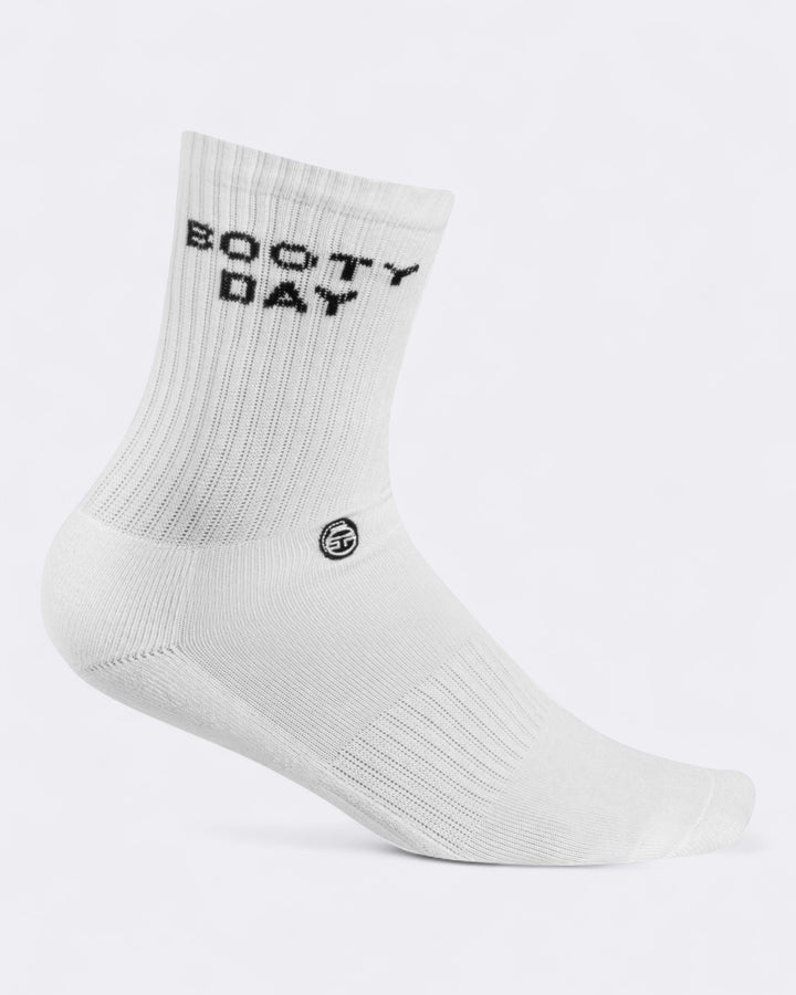 Socks Booty day - Bianco