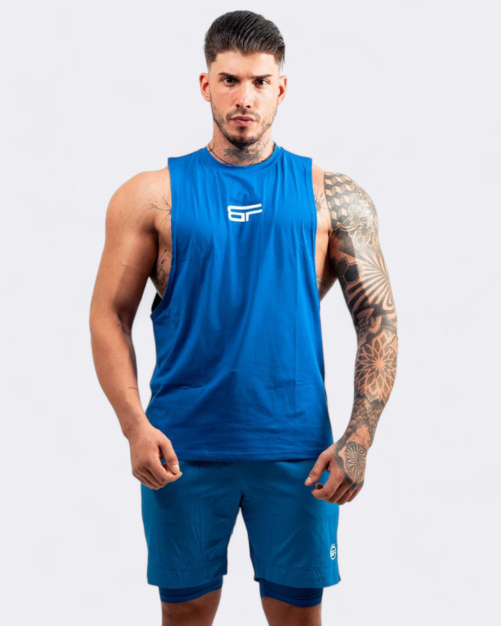 Men's Elemental Tank Top - Electric Blue