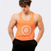 Rounded Men's Tank Top - Orange