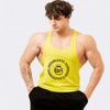 Rounded Men's Tank Top - Lime Green