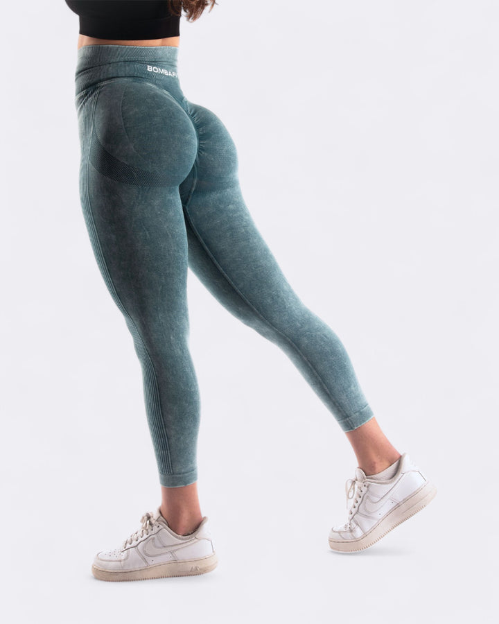 Stuffy Push Up Leggings - Blue Jeans