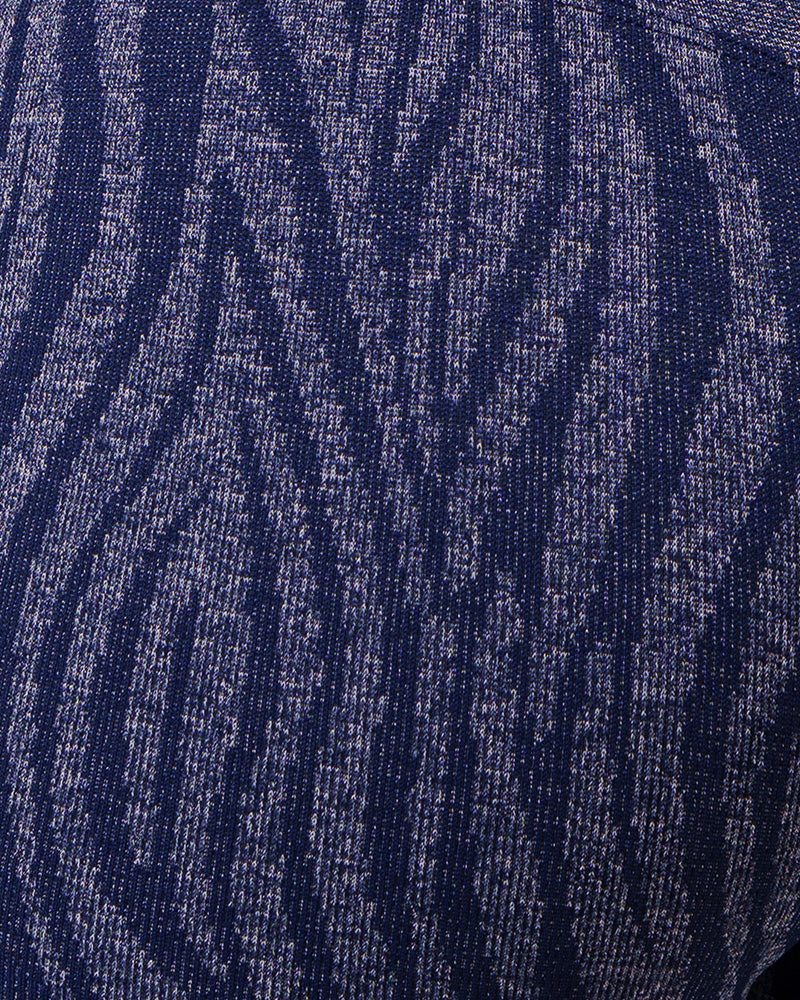 Oasis Leggings Push Zebra - Blu Notte - Bombafit