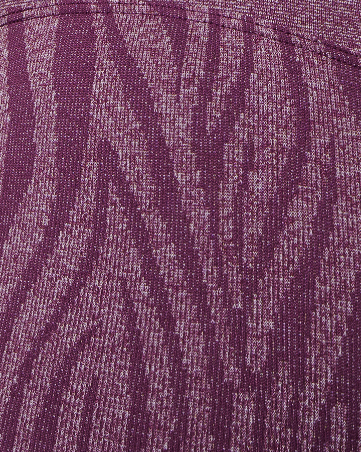 Oasis Leggings Push Zebra - Viola Plum - Bombafit
