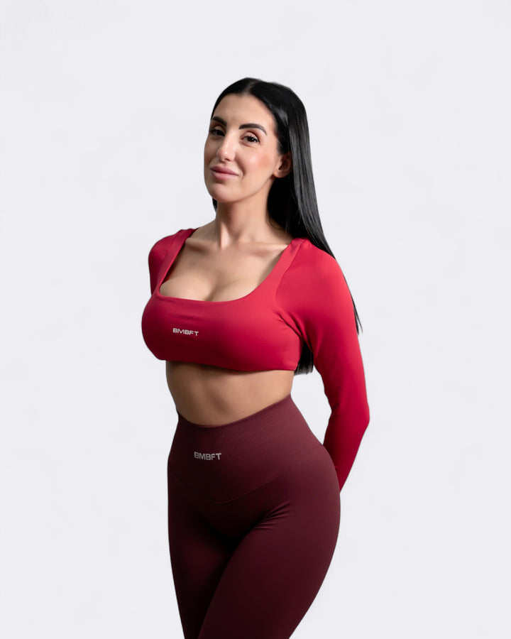 Elevate Long Sleeve - Rosso Aurora