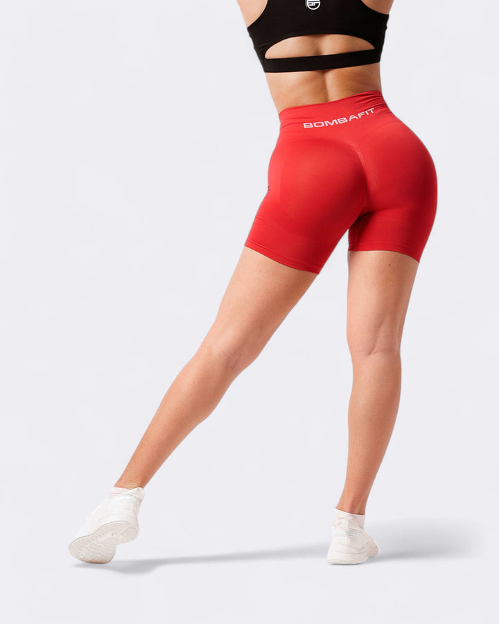 Energy Shorts Leggings - Rosso