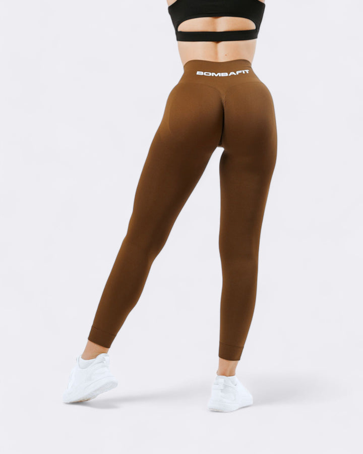 Energy push up leggings - Brown