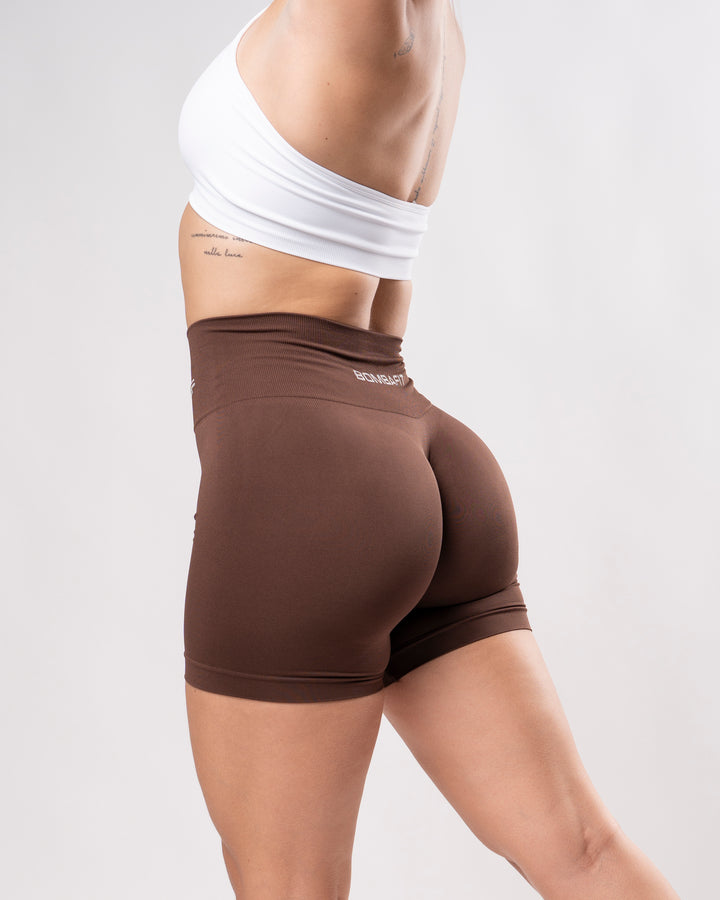 Shorts leggings sin costuras Everyday - Marrón