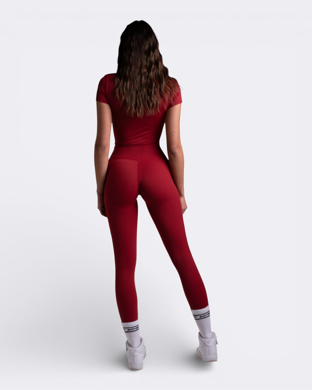 Hush Leggings - Scarlet Red
