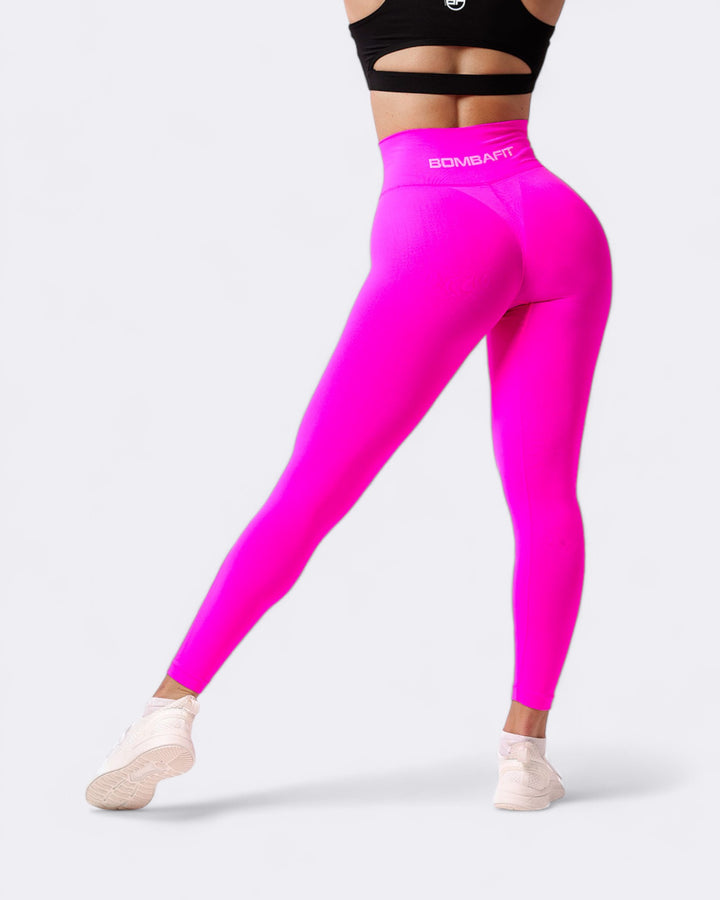 Athena Leggings - Shock Pink