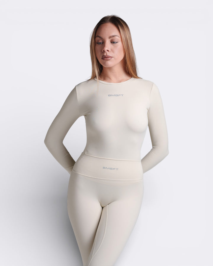 Maglietta Hush Long Sleeve - Beige