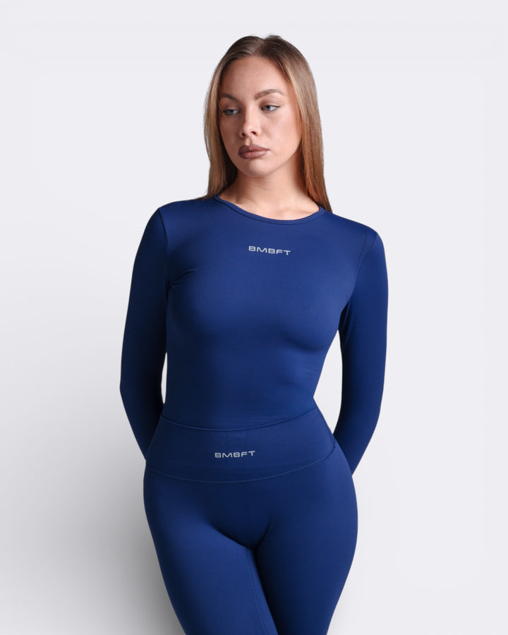 Hush Long Sleeve T-Shirt - Midnight Blue