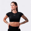 Eden Crop T-Shirt - Black