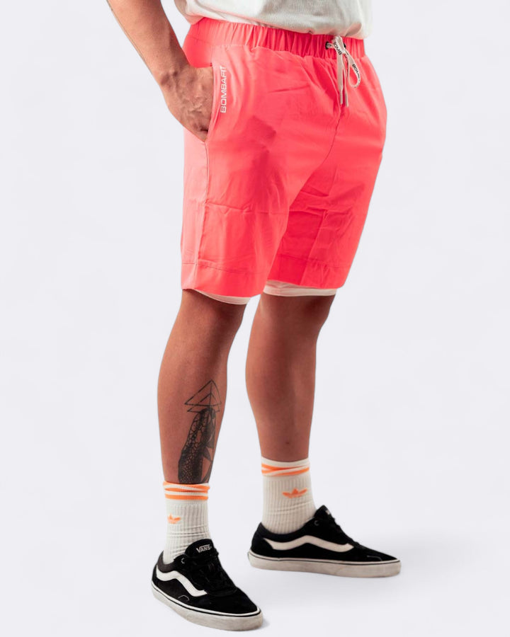 Elemental Men's Shorts - Shock Pink