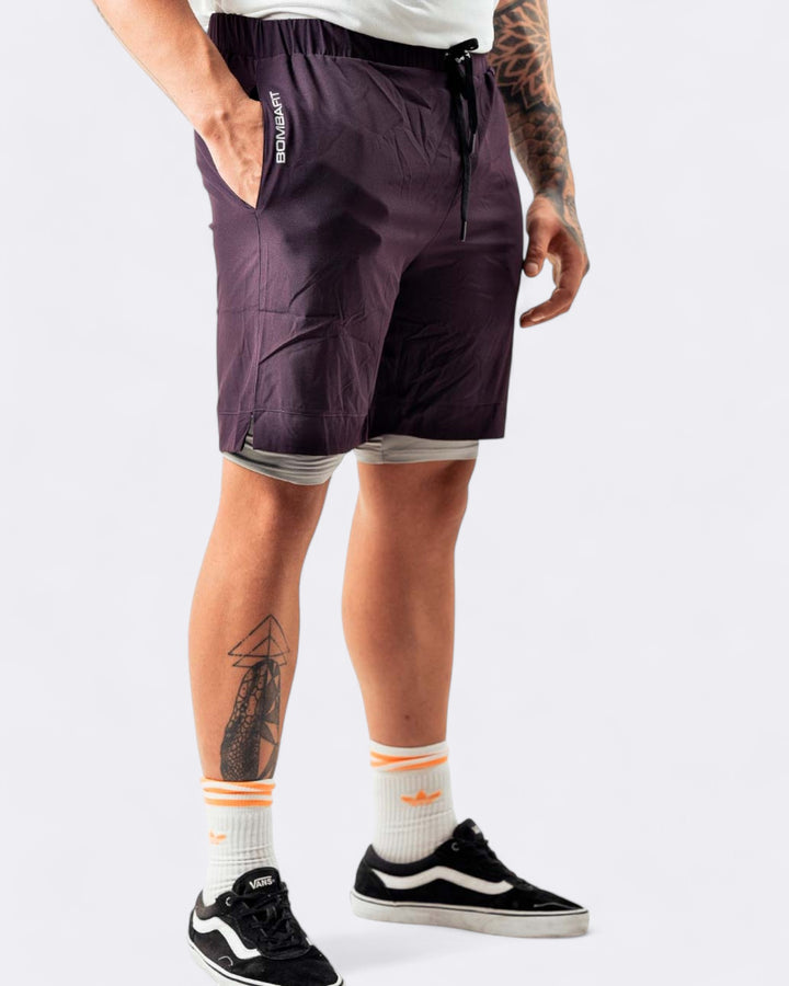 Pantaloncino Elemental Uomo - Viola Scuro