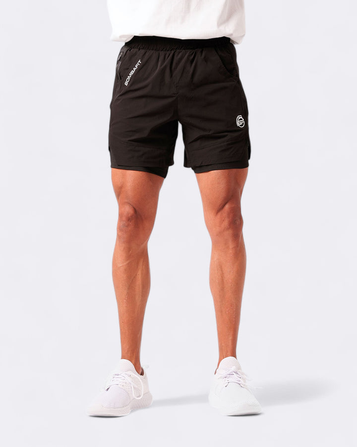 Men's Training Shorts - Triple black