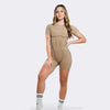 Playsuit Romper - Tan