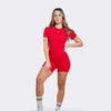 Playsuit Romper - Rosso