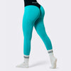 Pump it Leggings Bicolor Push Up - Petrolio
