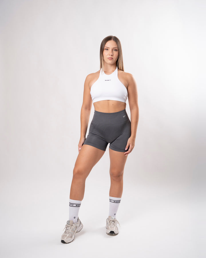 Shorts Leggings Sin Costuras de Uso Diario - Grafito