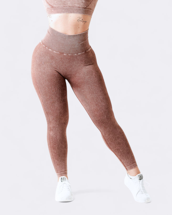 Stuffy Push Up Leggings - Brown