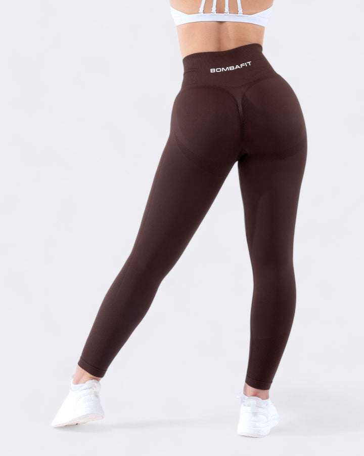 Sweet push up leggings - Brown