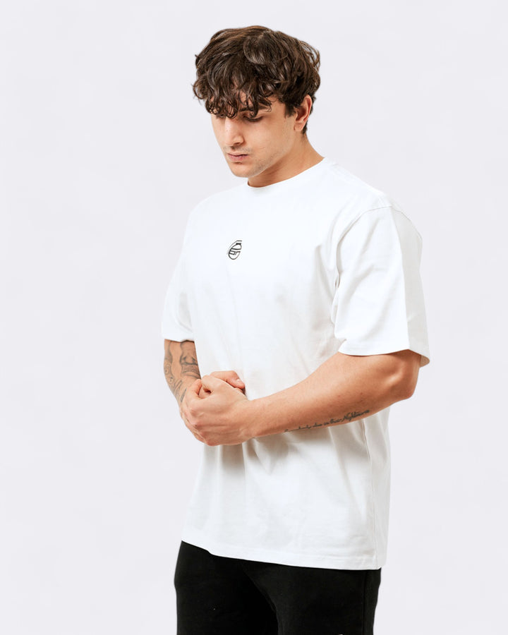 Oversized Echo T-shirt - White