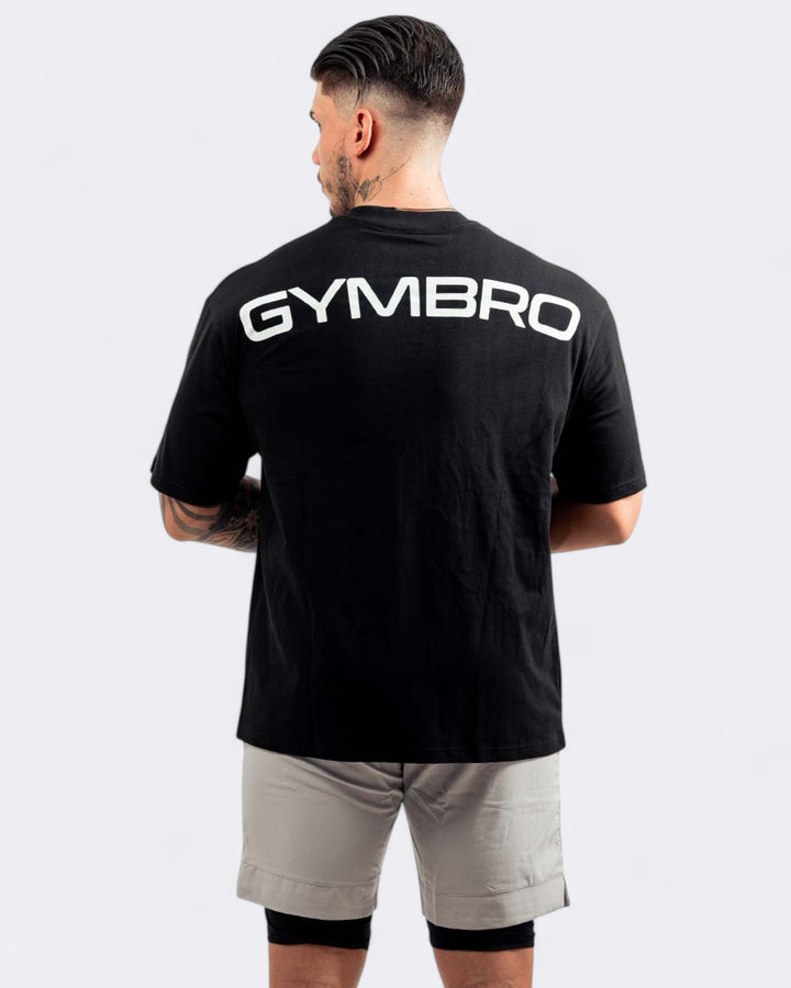 T-shirt Oversize Gymbro - Nero