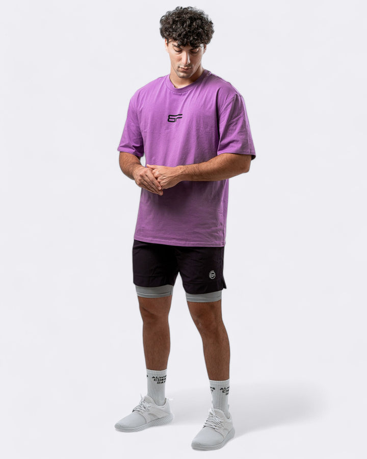 Oversized Wars T-shirt - Purple