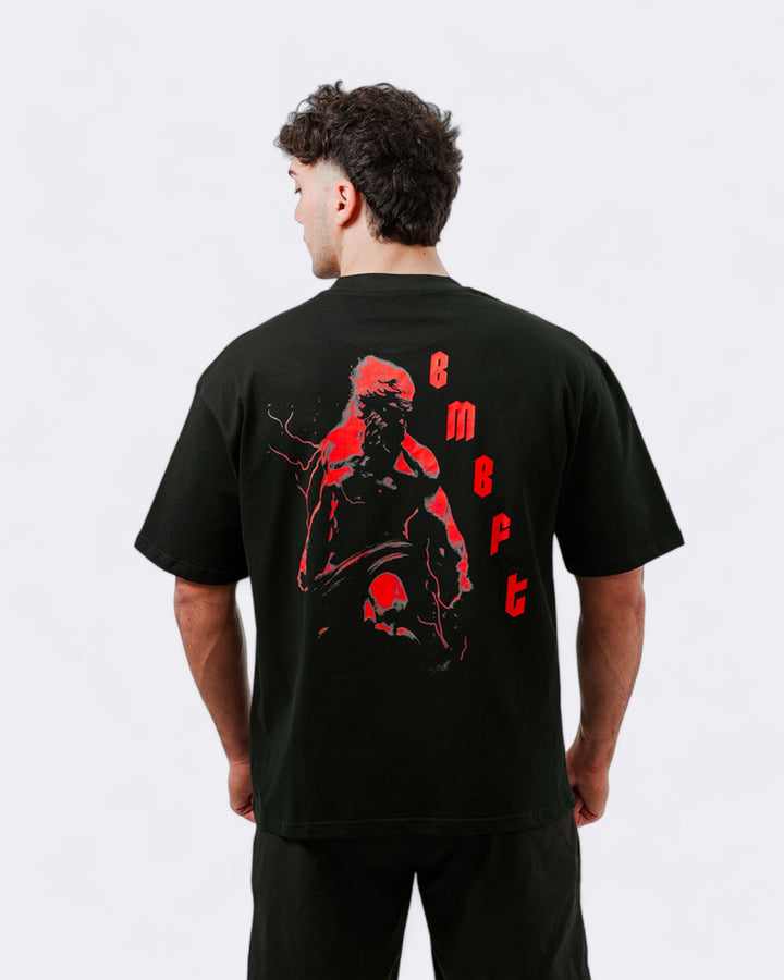 T-shirt Oversize Zeus - Nero