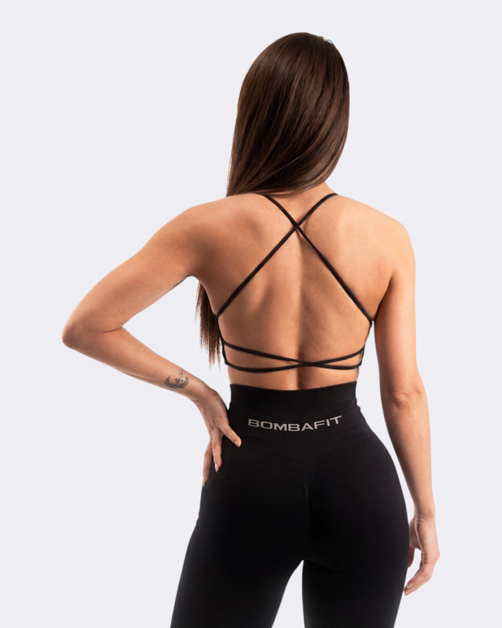 Top Flower - Black