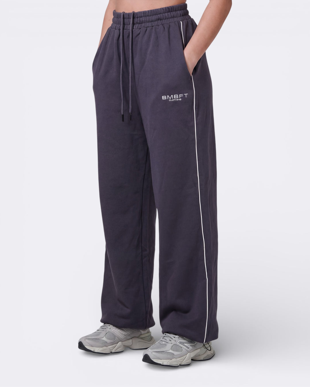 Icon Pants oversize - Acciaio - Bombafit