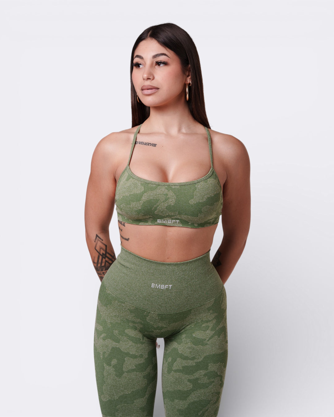 Top Unity Camo - Verde Militare - Bombafit