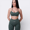 Top Unity Leopard - Verde Scuro - Bombafit