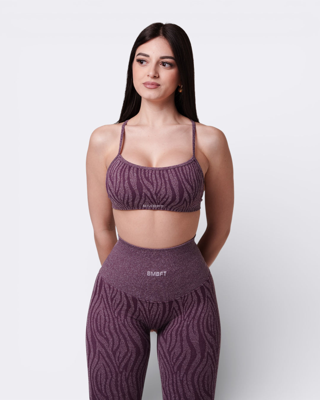 Top Unity Zebra - Viola Plum - Bombafit