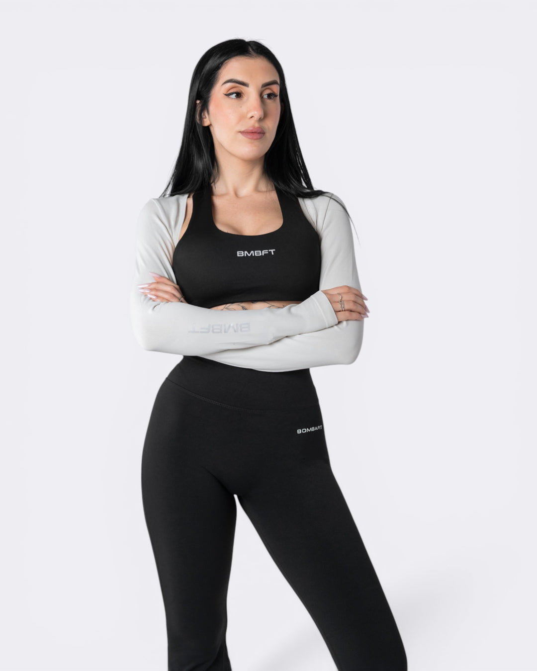 Axis Long Sleeve - Greige - Bombafit