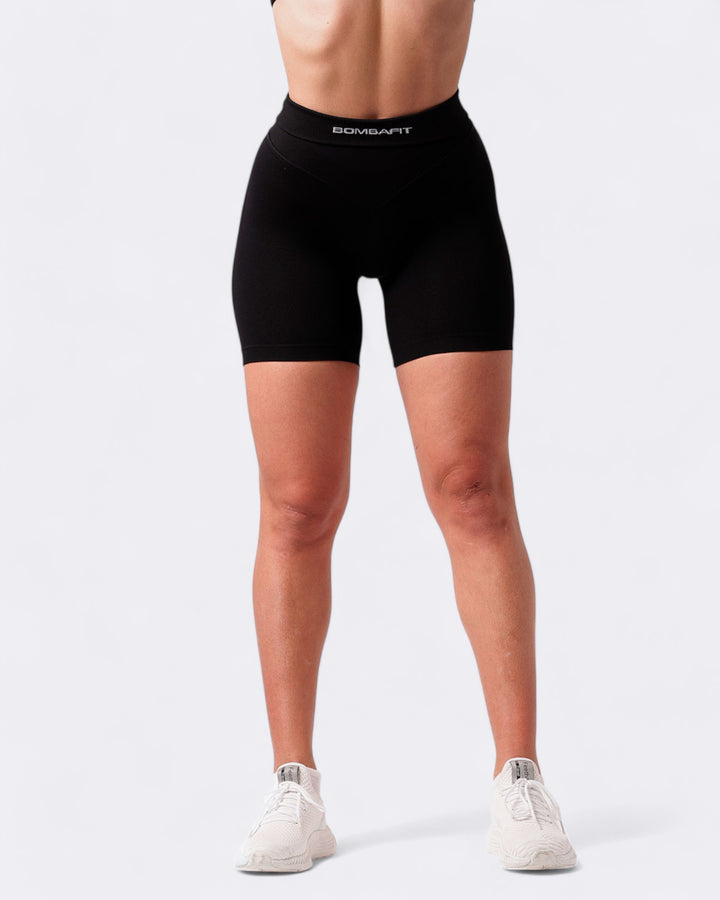 Pump It Shorts Leggings - Black