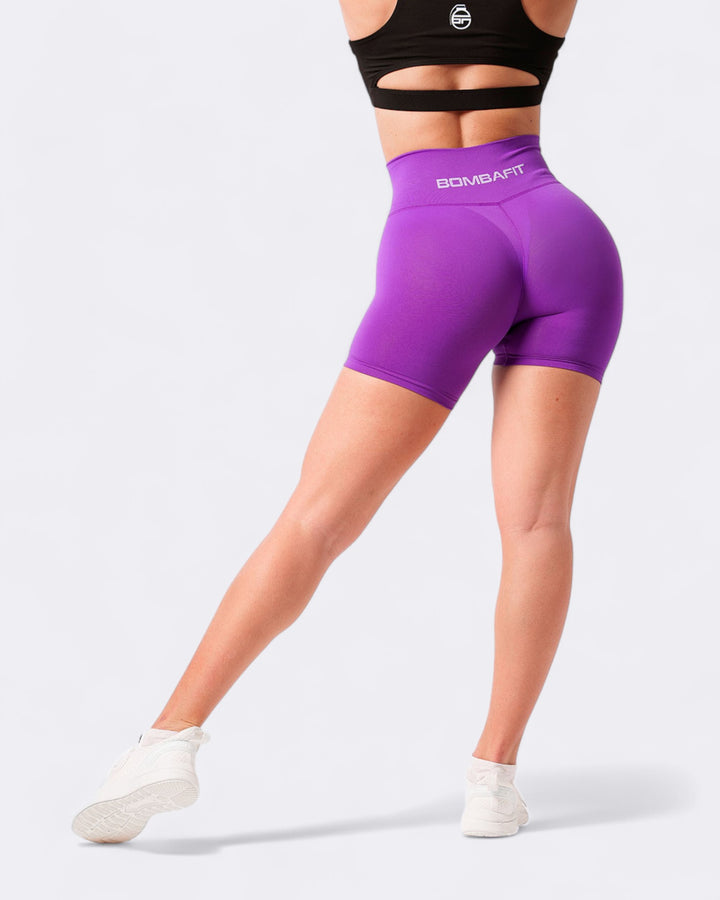 Atena Shorts Leggings - Purple