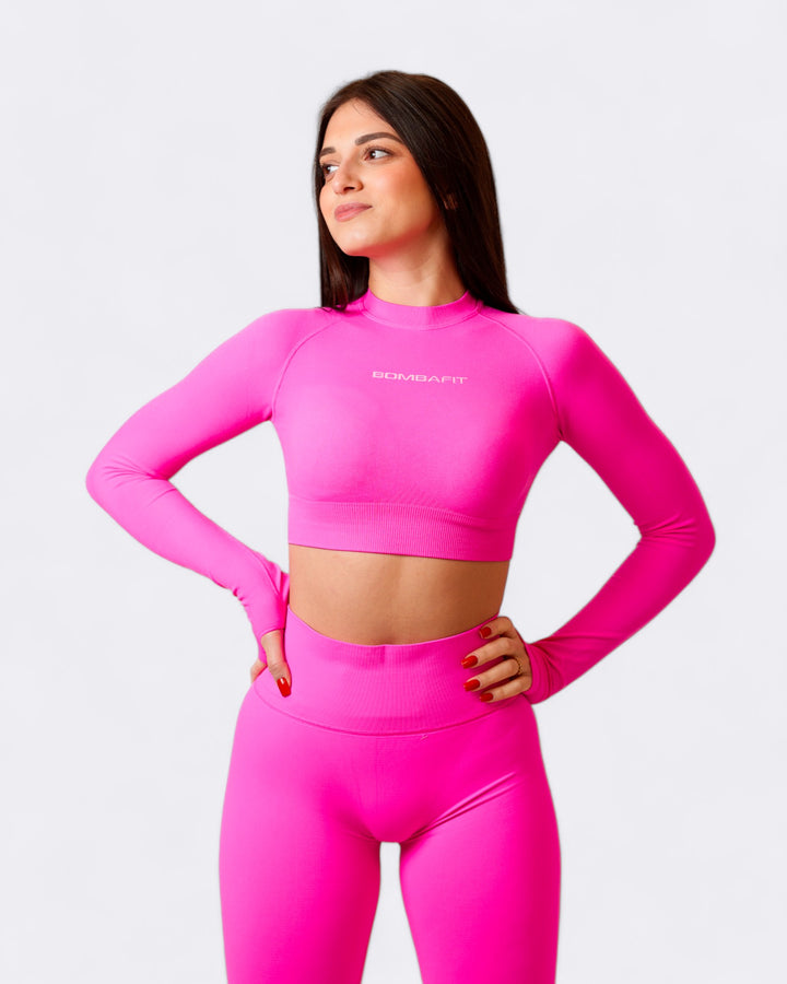 Basic Long Top - Fucsia