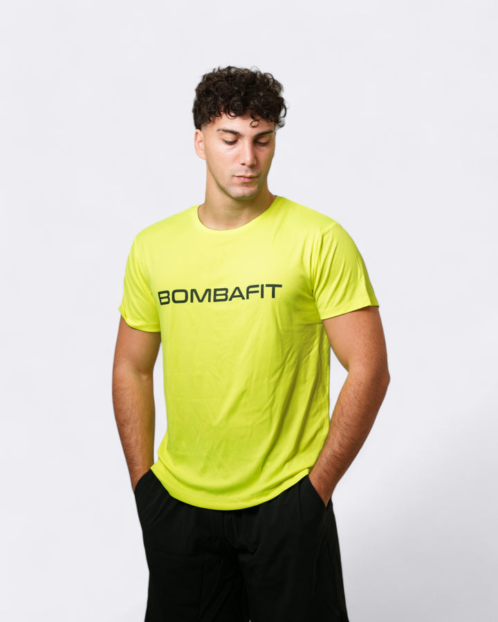 T-shirt Plain - Giallo Fluo