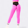 Pump It Bicolor Push Up Leggings - Shock Pink/Black