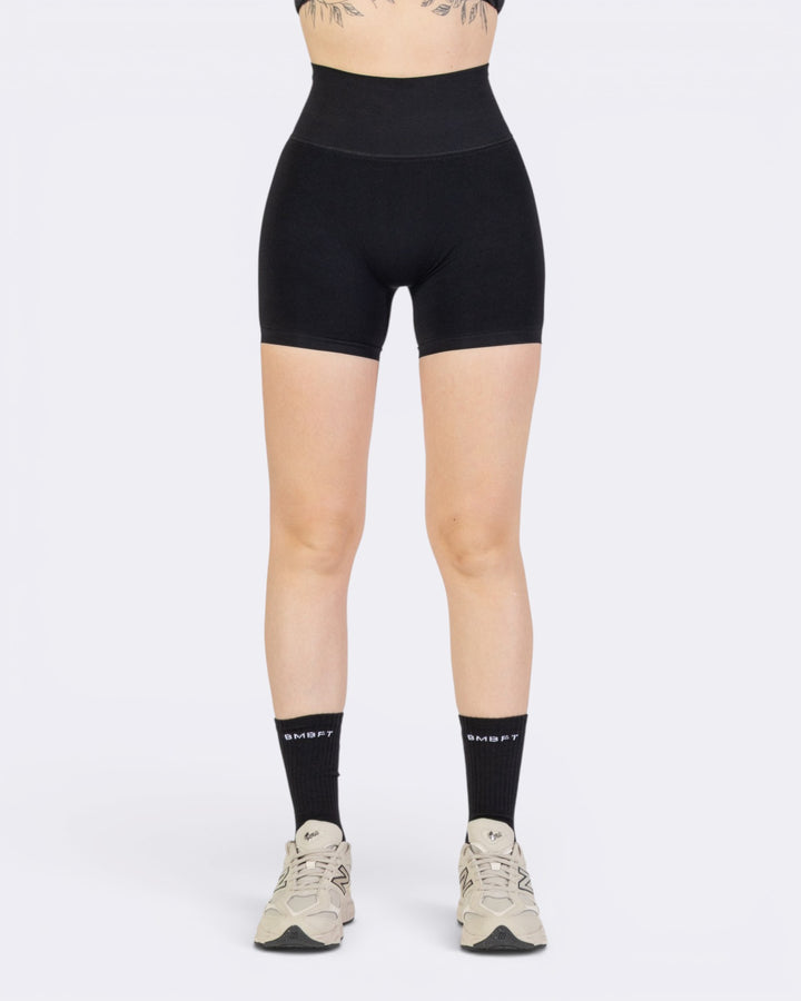 Clio Shorts Leggings - Nero - Bombafit