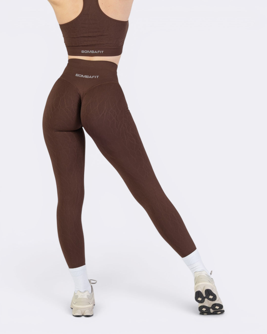 Nyx Texture Leggings - Marrone - Bombafit