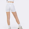 Nyx Texture Shorts Leggings - Bianco - Bombafit